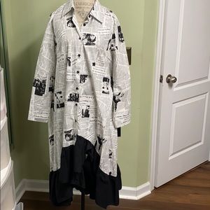 For Her NYC “Good News” TUNIC Size XL “NWT”